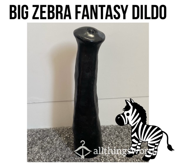 Big Zebra Fantasy Dildo🦓