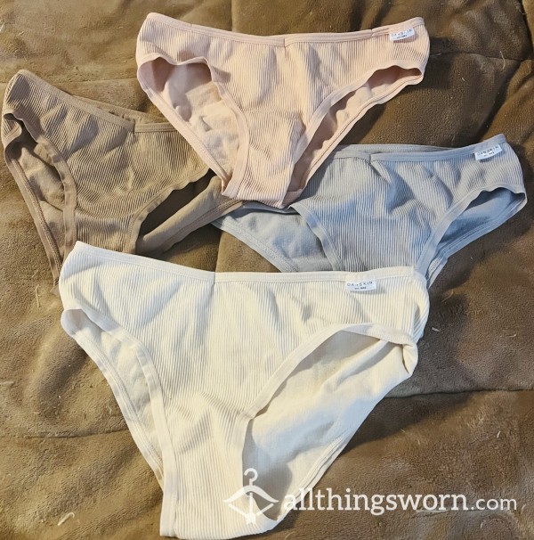 Bikini Cotton Panties Comes With Up To  Seven Day Wear Pick Your Pair
