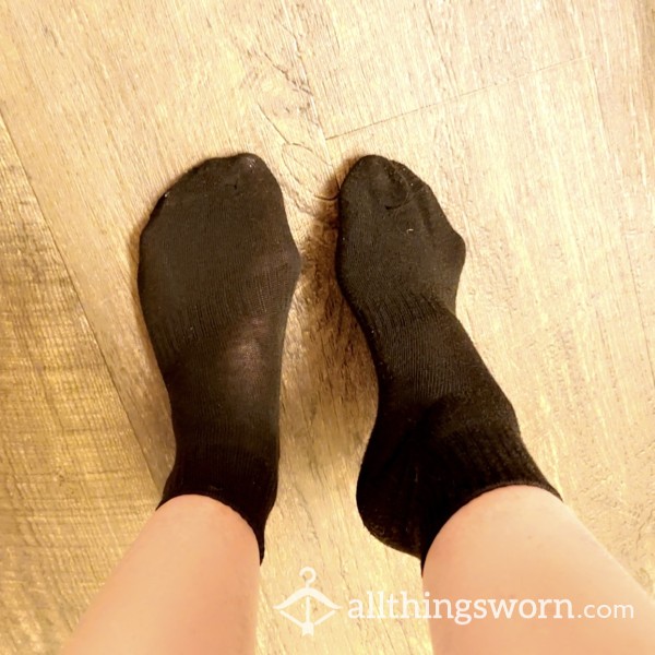 Black Above Ankle Socks