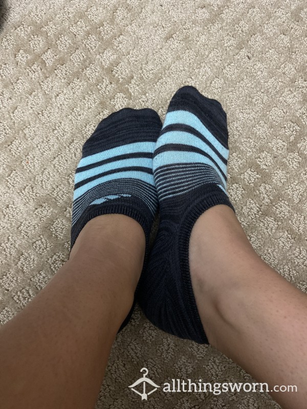 Black And Blue Adidas Socks