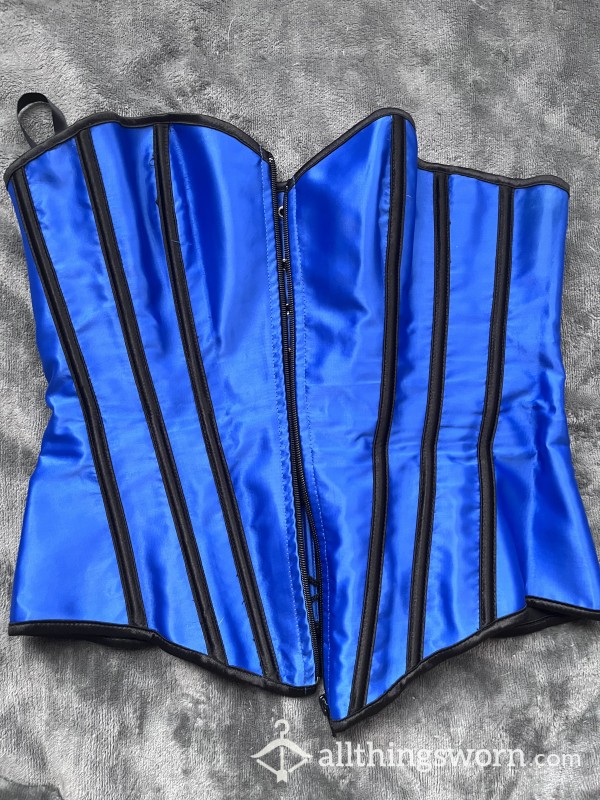 Black And Blue Corset