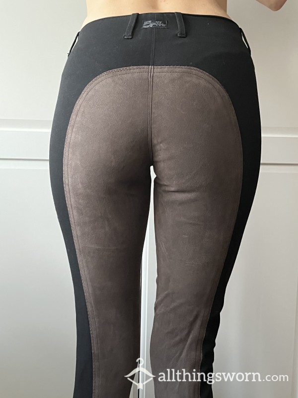 Black And Brown Riding Breeches