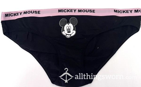 Black And Pink Mickey Mouse Panties 🖤🩷