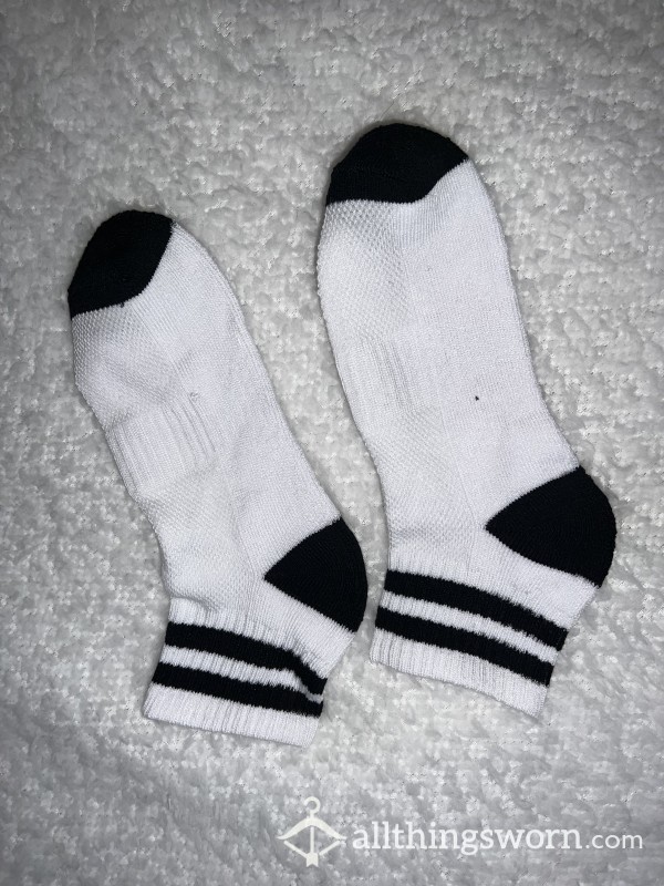 Black And White New Gym Socks