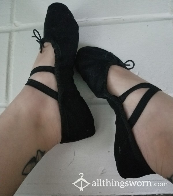 Black Ballet Slippers