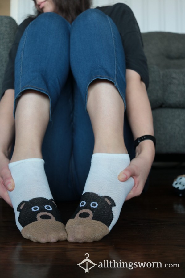 Black Bear Ankle Socks