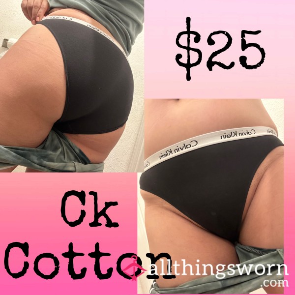 Black CK Panty $25