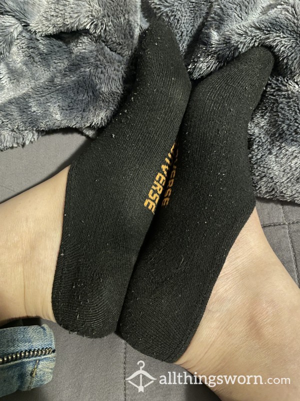 Black Converse No-Show Ankle Socks