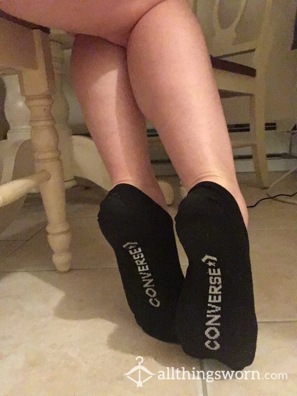 Black Converse Sneaker Socks