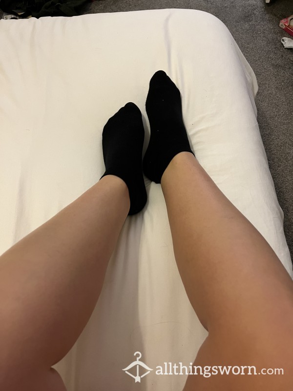 Black Cotton Stinky Socks
