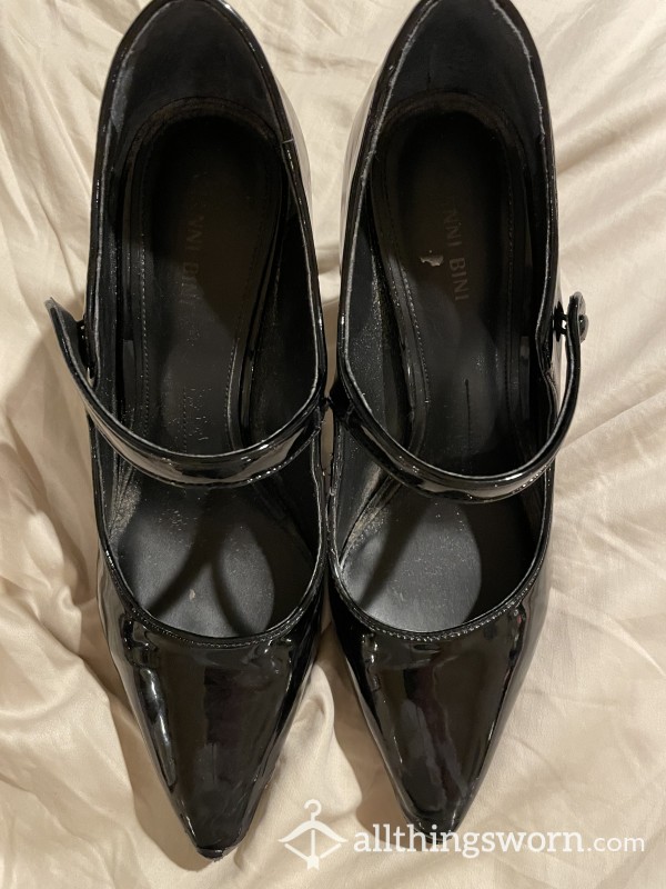 Black Designer Heels - WELL Worn