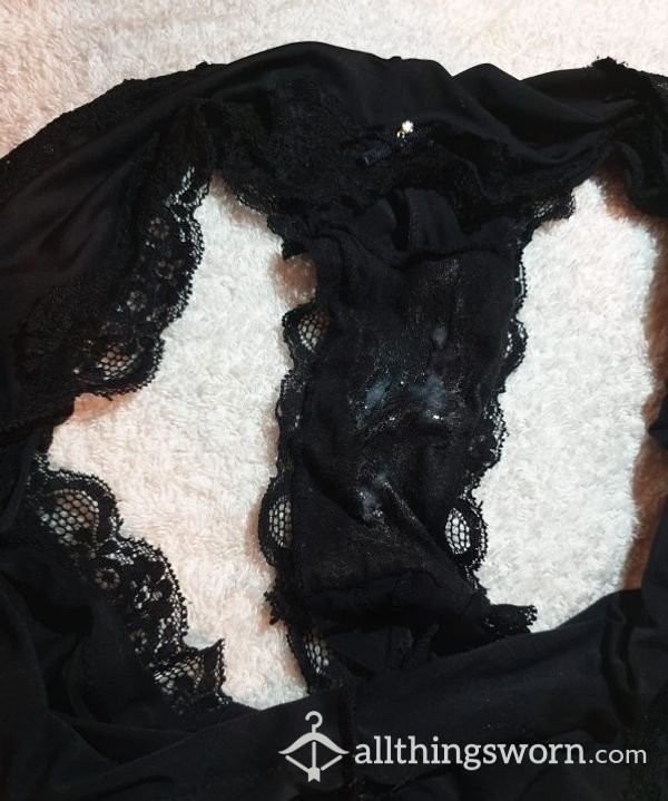Black Dirty Unwashed Panties