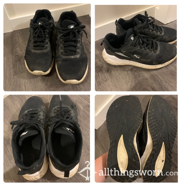 Black Fila Running Shoes