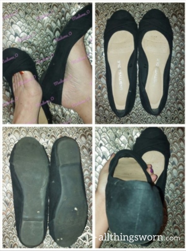 Black Flats To Worship Or Wear
