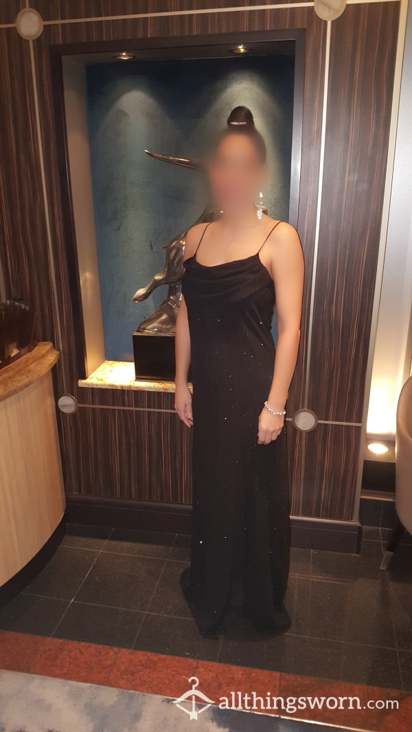 Black Formal Gown, Size 6