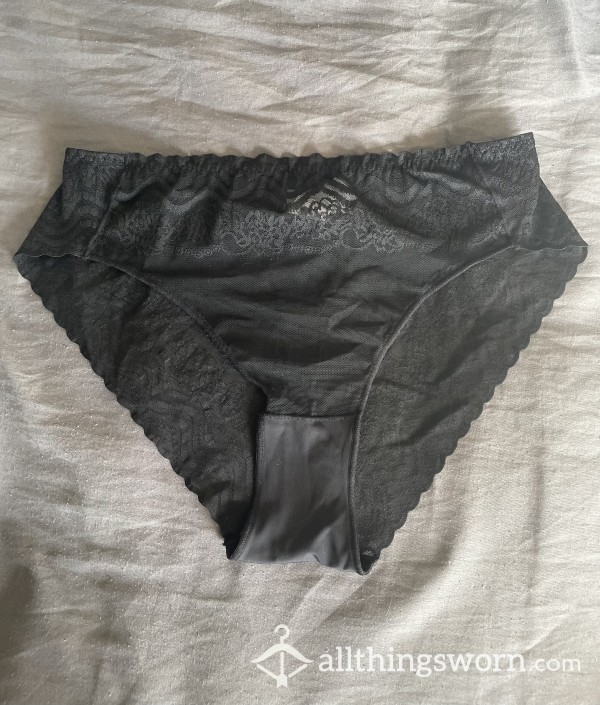 Black Full Back Panties