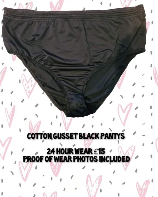 Black Full Panties REDUCED