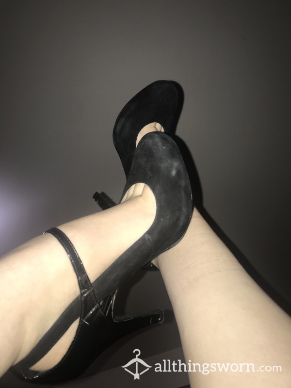 Black Heels Collection Feet Pics Set