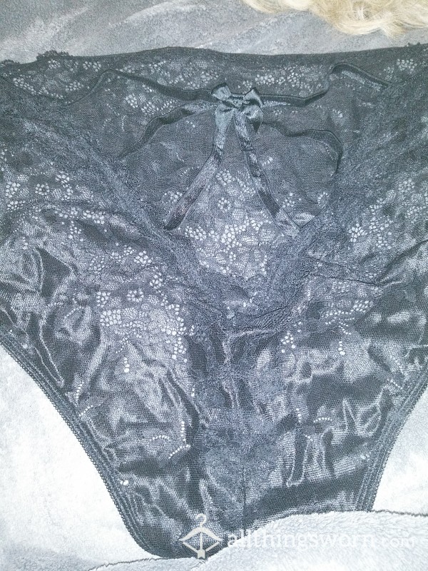 Black Lace Caged Pantys