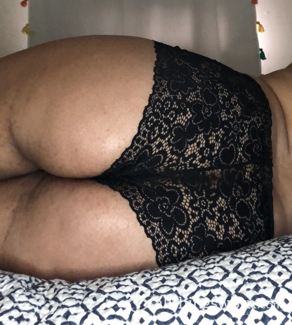 Black Lace Cheeky Panty🥵 Worn To Your Liking.