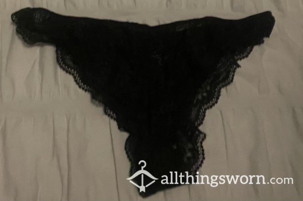😈Black Lace French Knickers😈