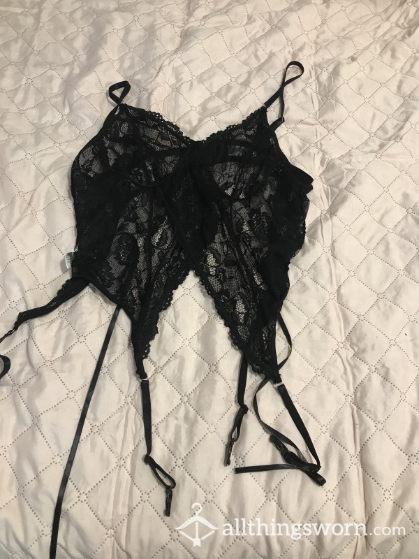 Black Lace Lingerie See Through