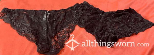 Black Lace Panties X 2