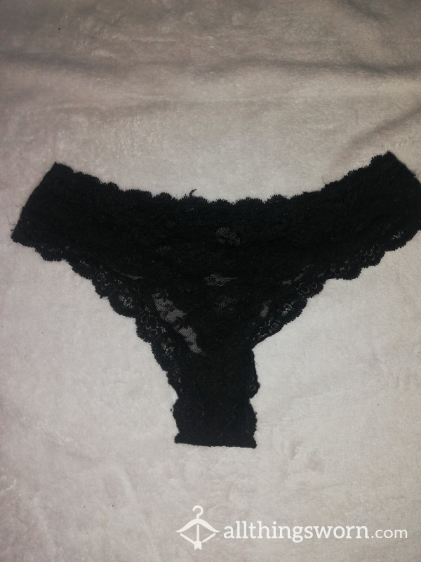Black Lace Thong #6