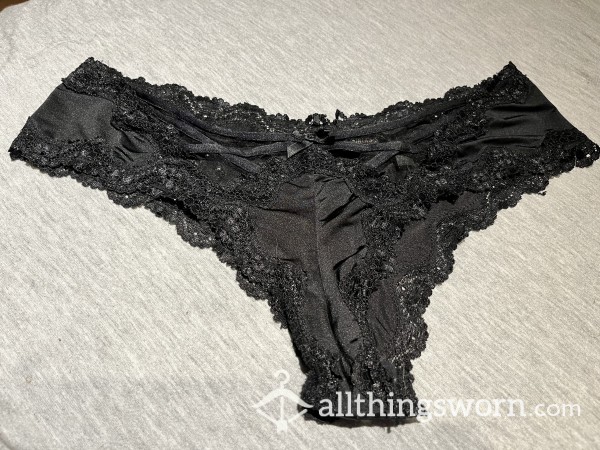 Black Lace/super Soft Cheeky Panty