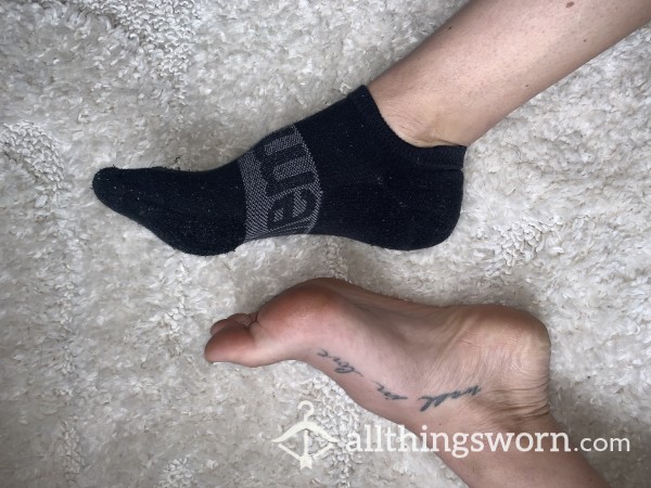 Black Lululemon Workout Ankle Socks