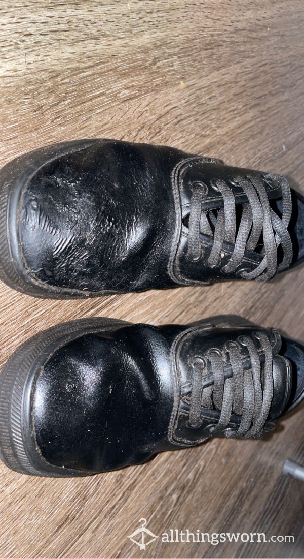 Black Non-slip Shoes- 2 Years Worn