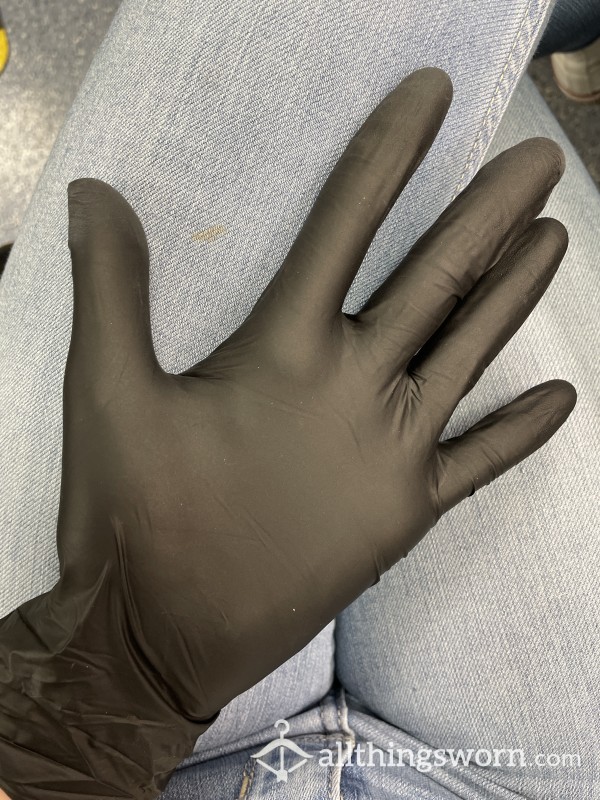 Black Nylon Gloves