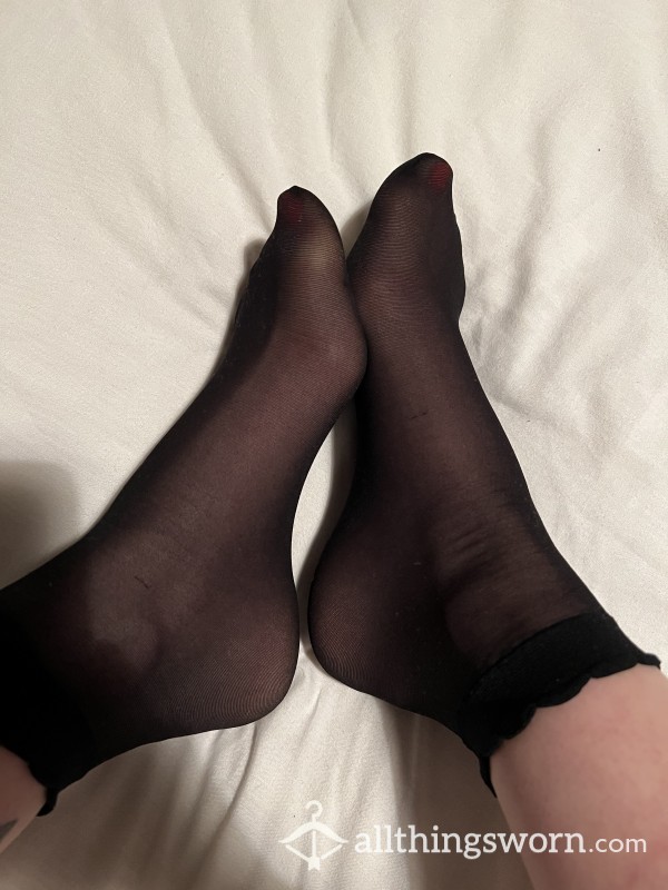 Black Sheer Sexy Socks