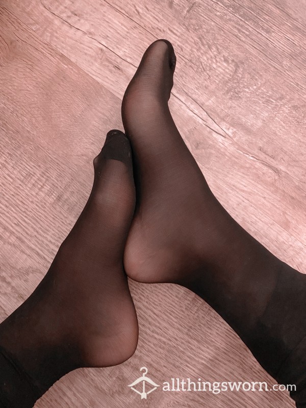 Black Nylon Socks