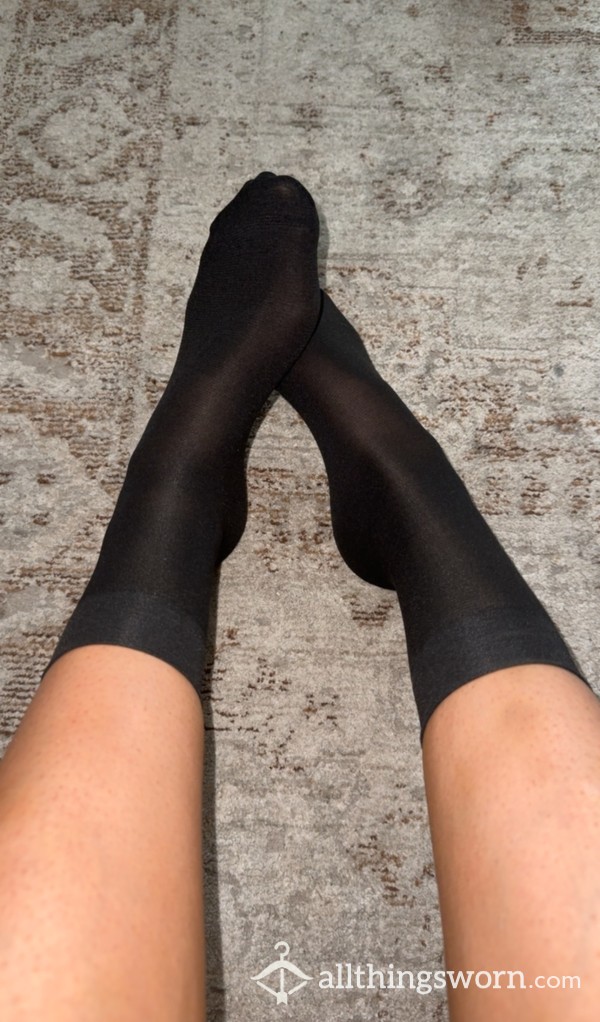 Black Nylon Socks