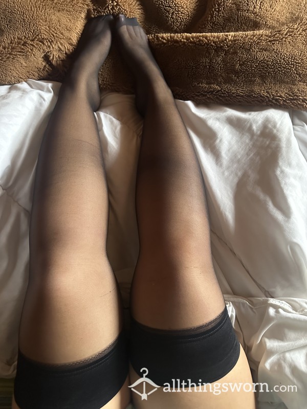 Black Nylon Stockings