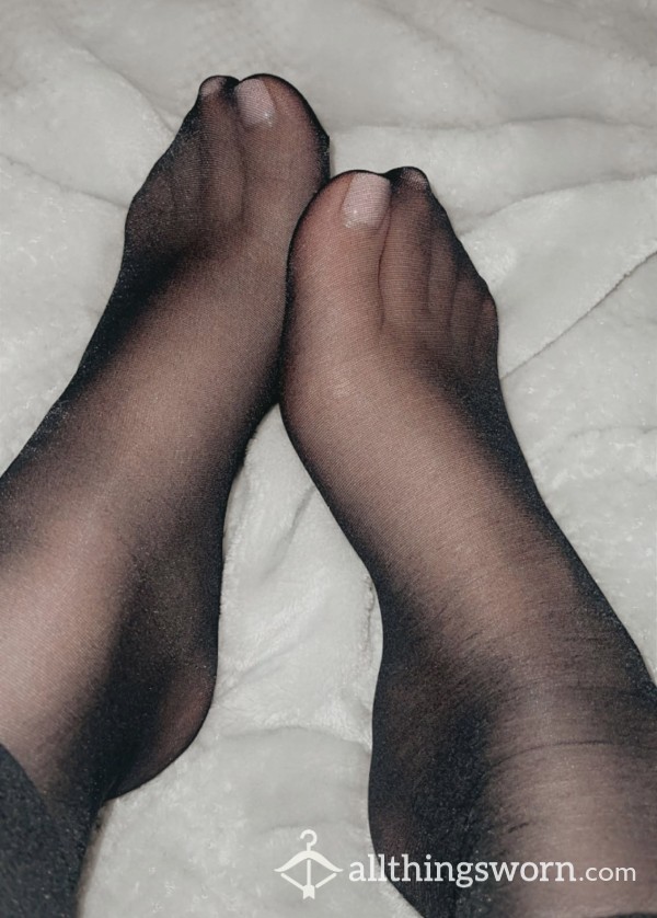 Black Nylon Socks 48 Hour Wear