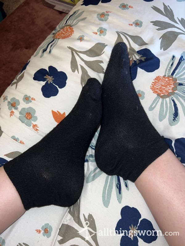 Black Petite Socks SIZE 6