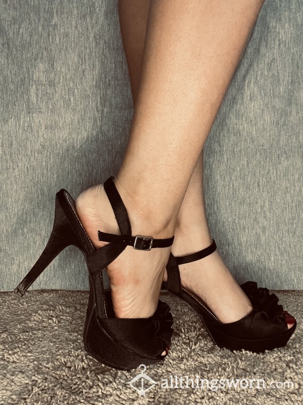 Black Prom Heels