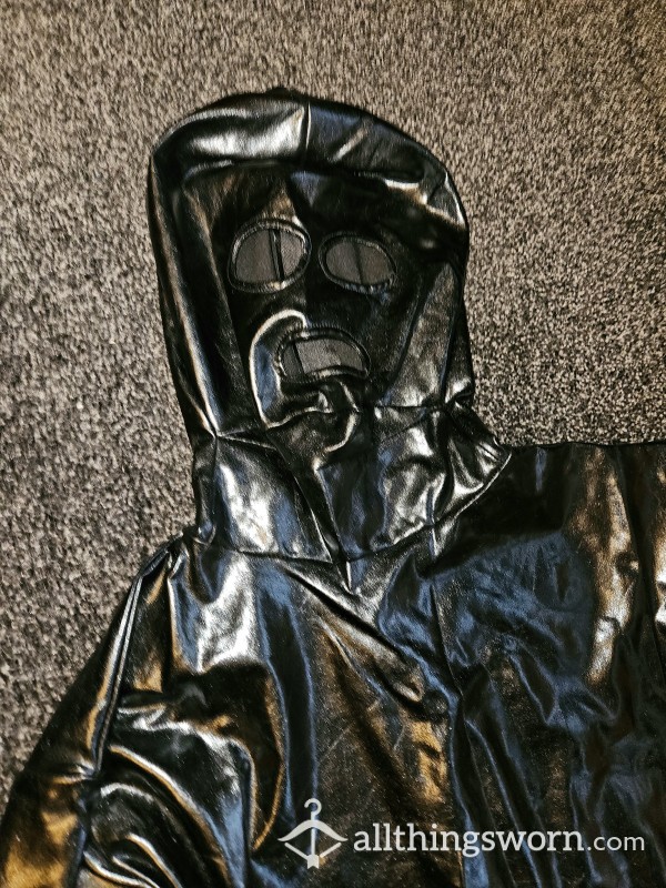 Black Pvc Fetish/gimp/slave Suit
