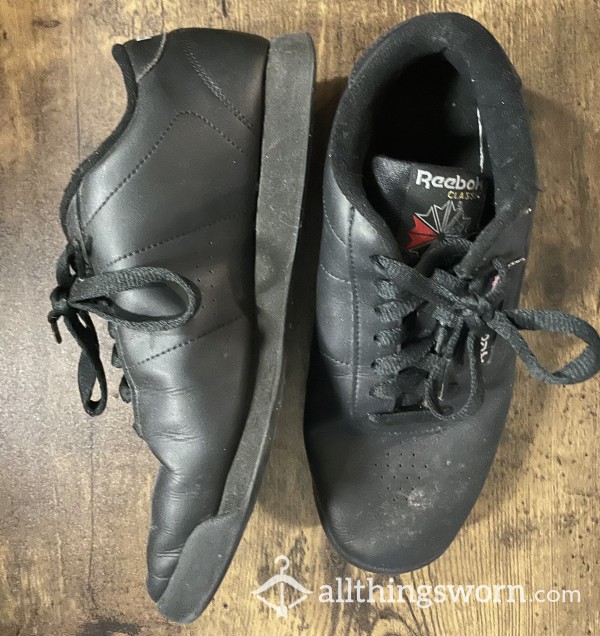 Black Reebok Work Shoes