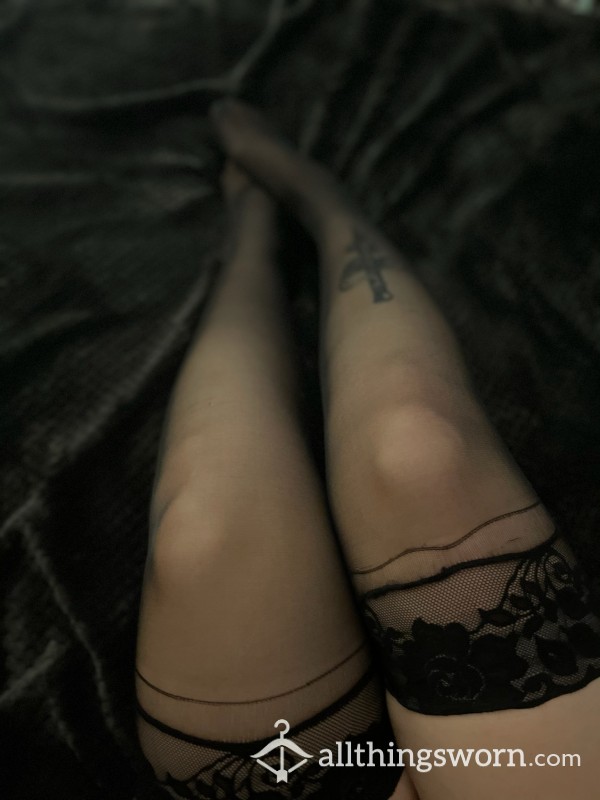 Black See Through Stockings 🧦