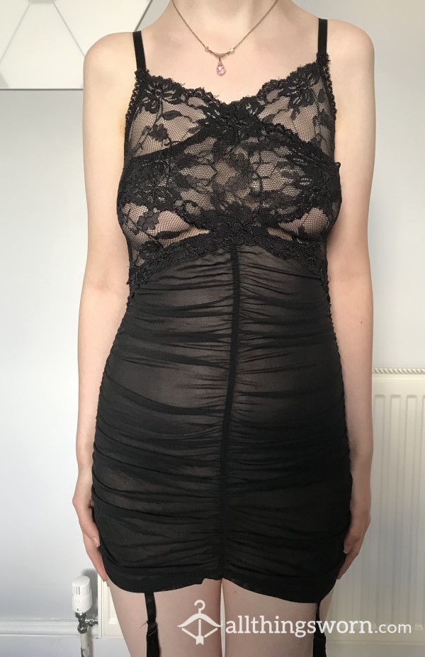 Black Sexy Lingerie Night Dress 😈
