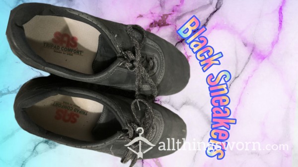 Black Sneakers  - Includes 2-day Wear & U.S. Shipping!
