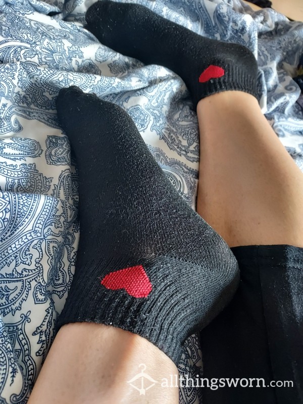 Black Socks With Red ❤️