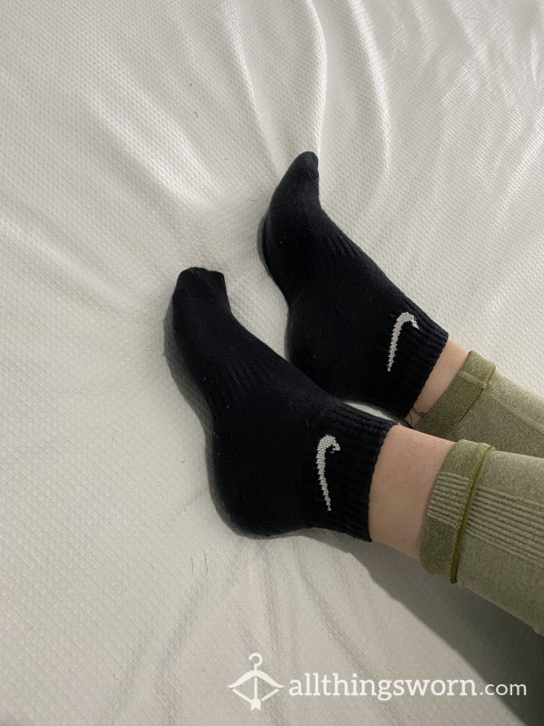 Black Sports Ankle Socks