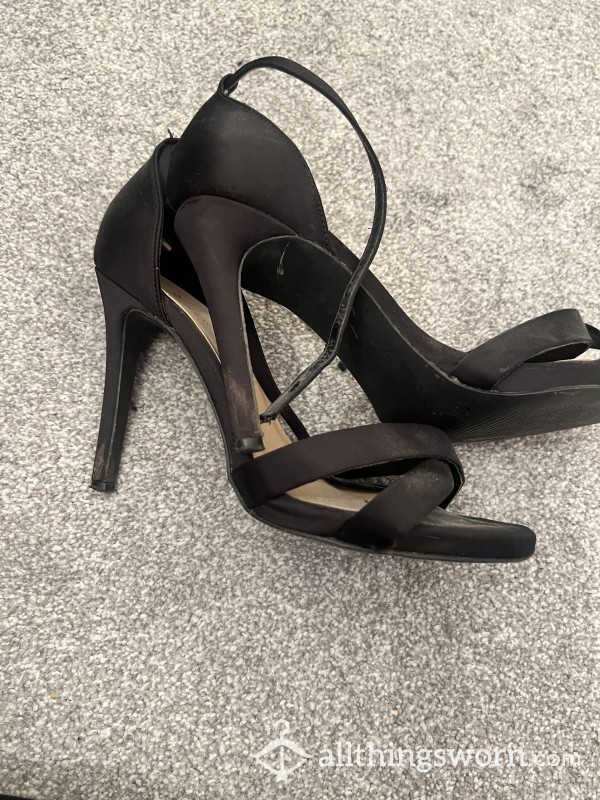 Black Stiletto High Heels