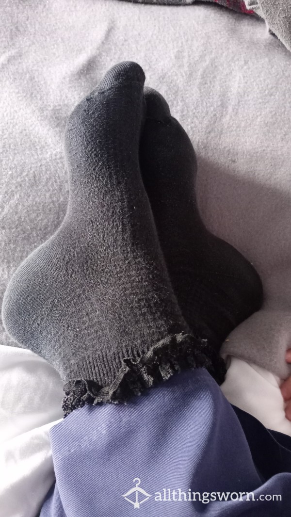 Black Stinky Work Socks