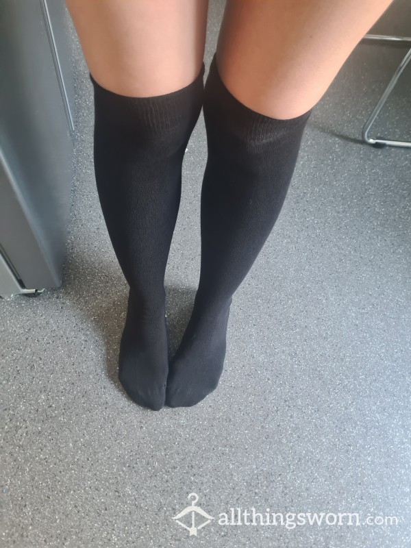 Black Thigh High Socks 🖤