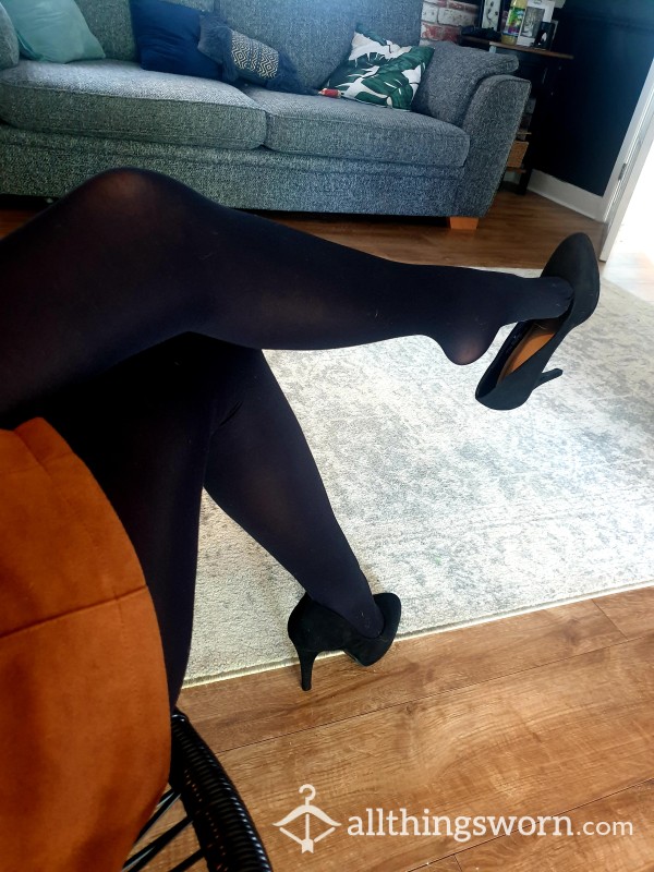 Black Tights, Extra For No Knickers 😈
